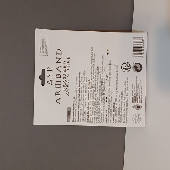 Rubie's Costume Co. Asp Snake Armband - Gold Tone Great for Halloween!!!! - Picture 2 of 4